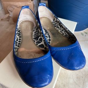 Coach Anora Flats in Cobalt | Size 5